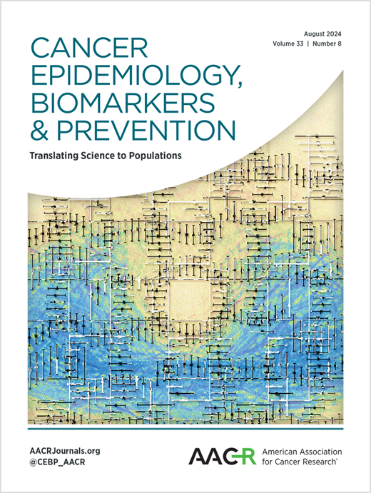 Cancer Epidemiology, Biomarkers & Prevention Cover Image for Volume 33, Issue 8