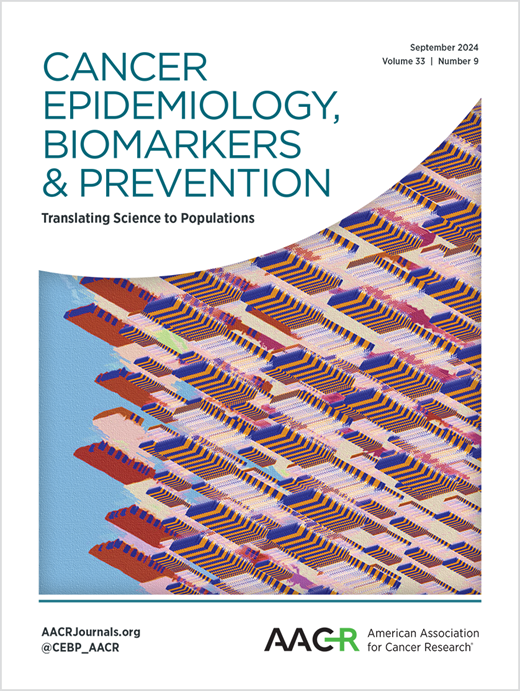 Cancer Epidemiology, Biomarkers & Prevention Cover Image for Volume 33, Issue 9