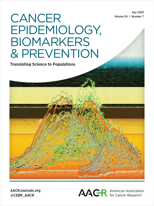 Cancer Epidemiology, Biomarkers & Prevention Cover Image for Volume 34, Issue 7
