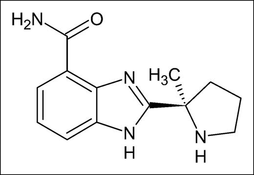 Fig. 1. Chemical structure of ABT-888 (C13H16N4O, 244.29 g/mol).