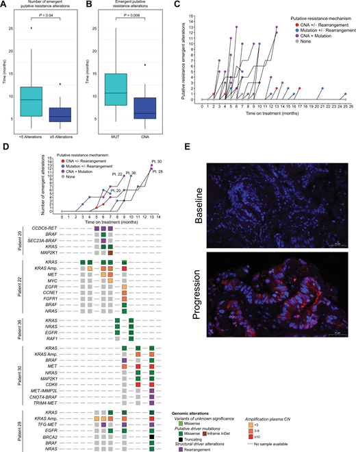 Molecular and Clinical Determinants of Acquired Resistance and ...