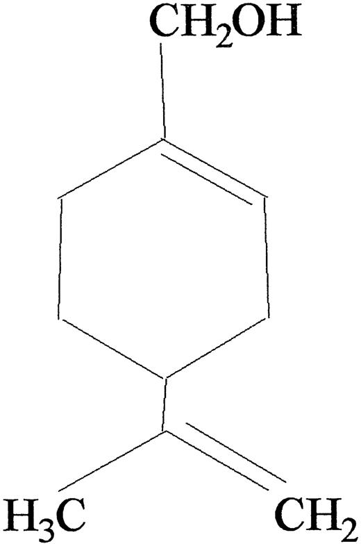 Fig. 1. Chemical structure of POH.