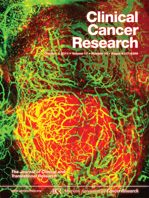 Clinical Cancer Research Cover Image for Volume 17, Issue 19