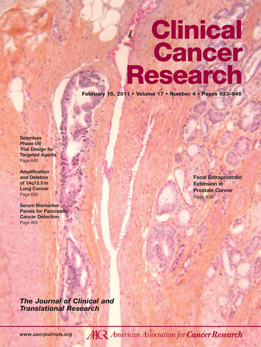 Clinical Cancer Research Cover Image for Volume 17, Issue 4