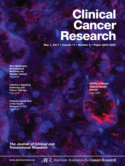 Clinical Cancer Research Cover Image for Volume 17, Issue 9