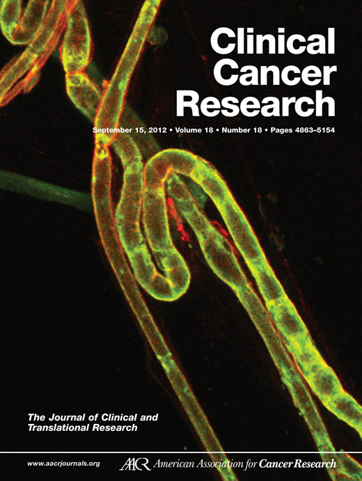 Clinical Cancer Research Cover Image for Volume 18, Issue 18