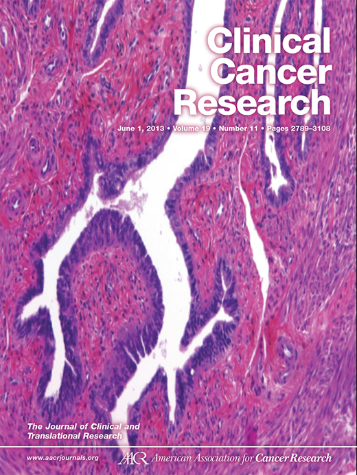 Clinical Cancer Research Cover Image for Volume 19, Issue 11