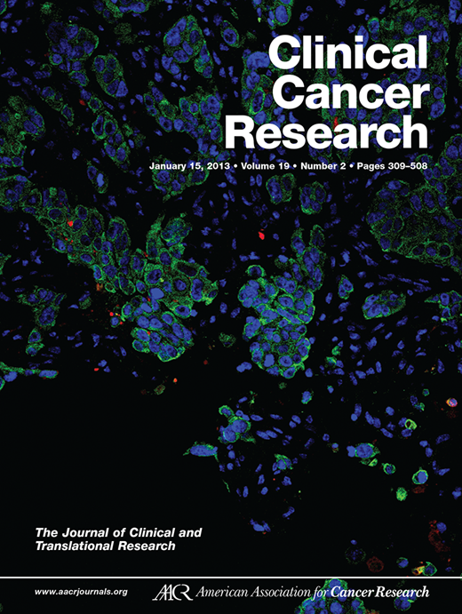 Clinical Cancer Research Cover Image for Volume 19, Issue 2