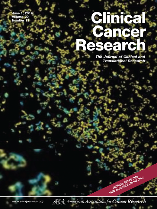 Clinical Cancer Research Cover Image for Volume 20, Issue 11