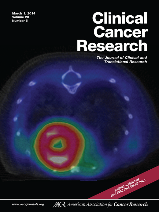 Clinical Cancer Research Cover Image for Volume 20, Issue 5