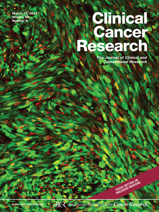 Clinical Cancer Research Cover Image for Volume 20, Issue 6