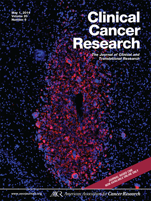 Clinical Cancer Research Cover Image for Volume 20, Issue 9