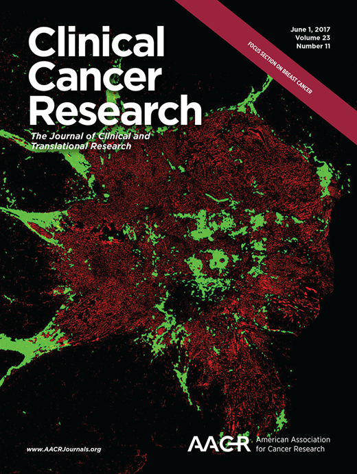 Clinical Cancer Research Cover Image for Volume 23, Issue 11