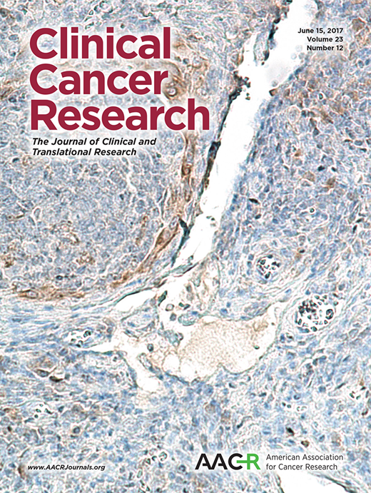 Clinical Cancer Research Cover Image for Volume 23, Issue 12