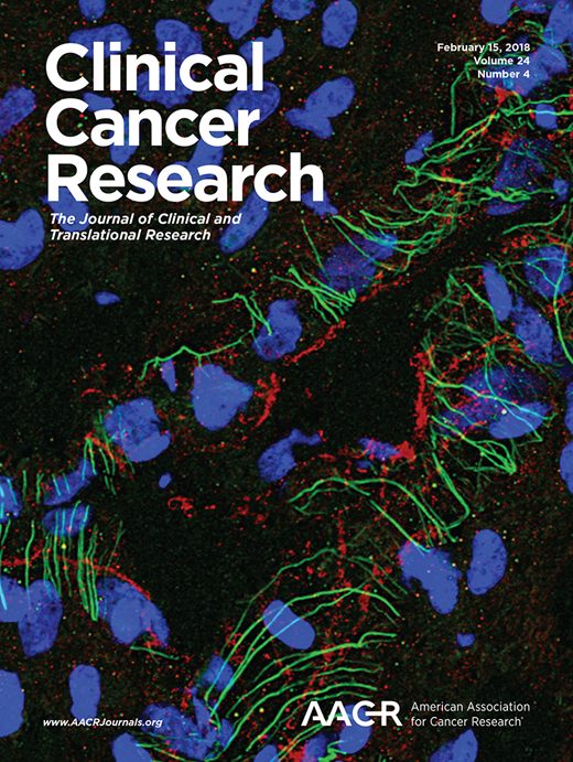 Clinical Cancer Research Cover Image for Volume 24, Issue 4