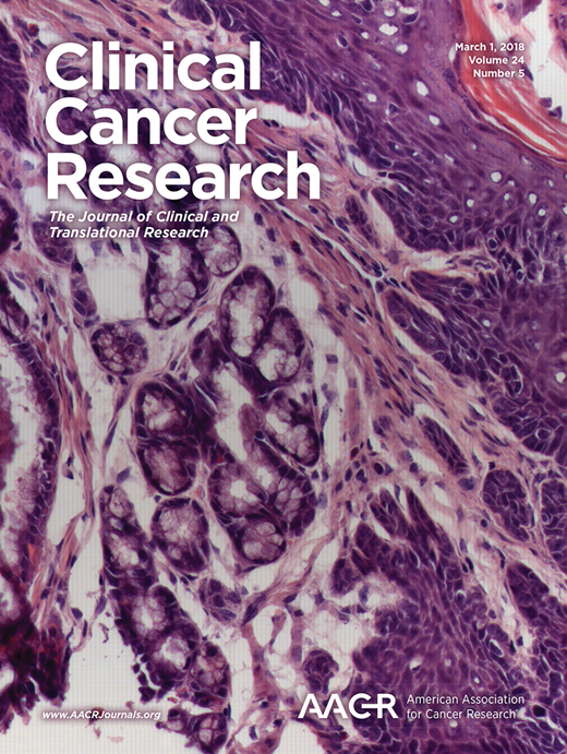 Clinical Cancer Research Cover Image for Volume 24, Issue 5