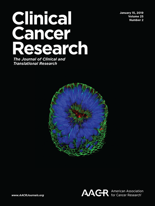 Clinical Cancer Research Cover Image for Volume 25, Issue 2