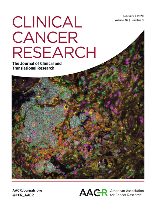 Clinical Cancer Research Cover Image for Volume 26, Issue 3