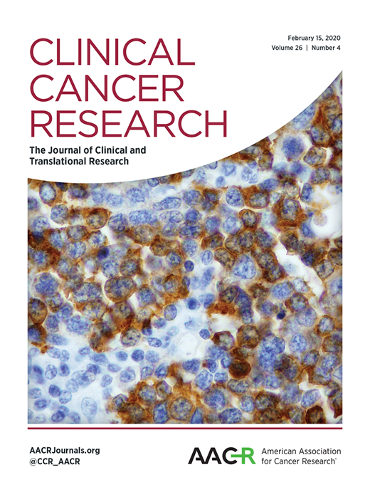 Clinical Cancer Research Cover Image for Volume 26, Issue 4