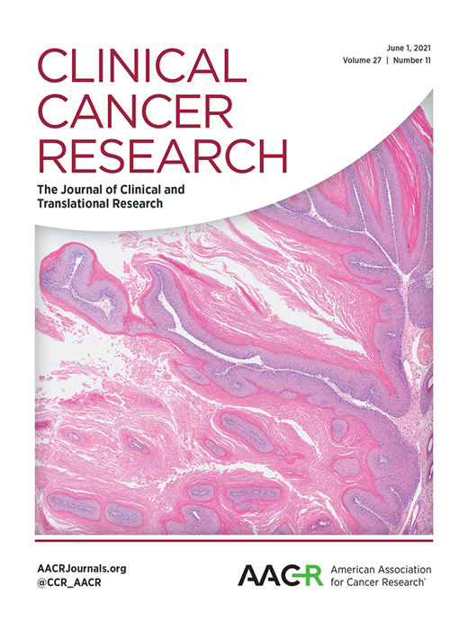 Clinical Cancer Research Cover Image for Volume 27, Issue 11