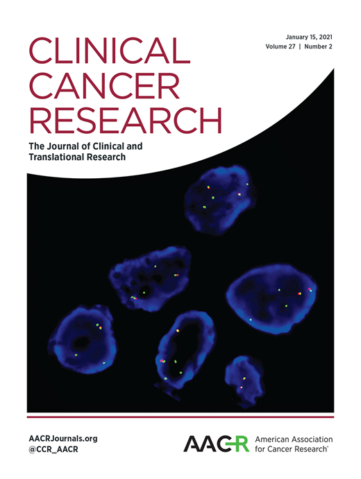 Clinical Cancer Research Cover Image for Volume 27, Issue 2