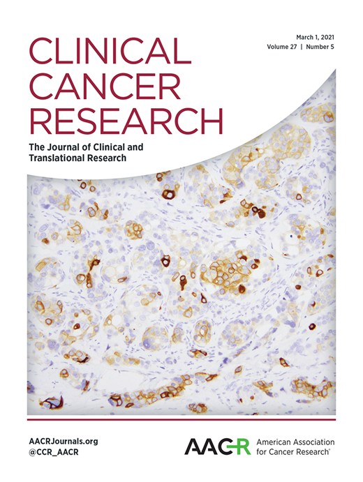 Clinical Cancer Research Cover Image for Volume 27, Issue 5