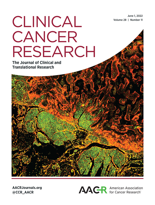 Clinical Cancer Research Cover Image for Volume 28, Issue 11