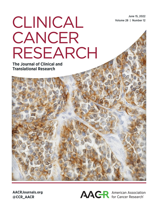 Clinical Cancer Research Cover Image for Volume 28, Issue 12