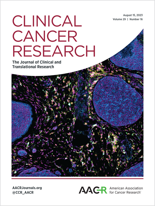 Clinical Cancer Research Cover Image for Volume 29, Issue 16