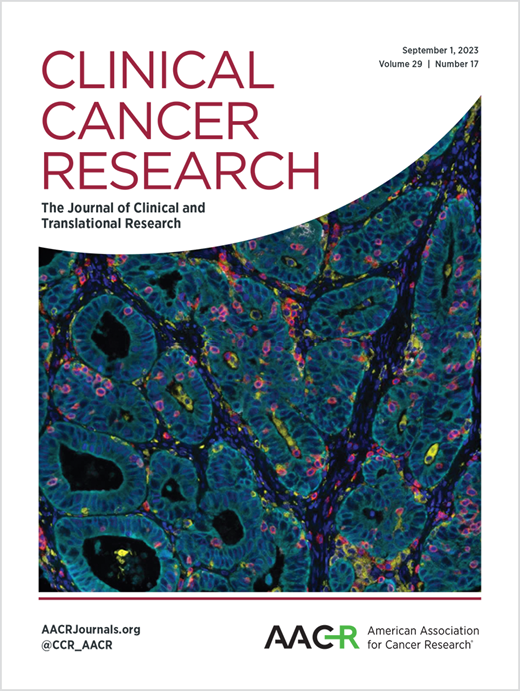 Clinical Cancer Research Cover Image for Volume 29, Issue 17