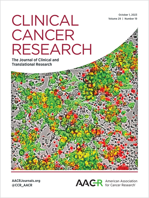 Clinical Cancer Research Cover Image for Volume 29, Issue 19