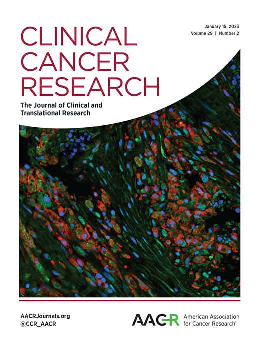 Clinical Cancer Research Cover Image for Volume 29, Issue 2