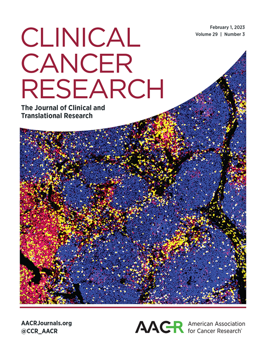 Clinical Cancer Research Cover Image for Volume 29, Issue 3