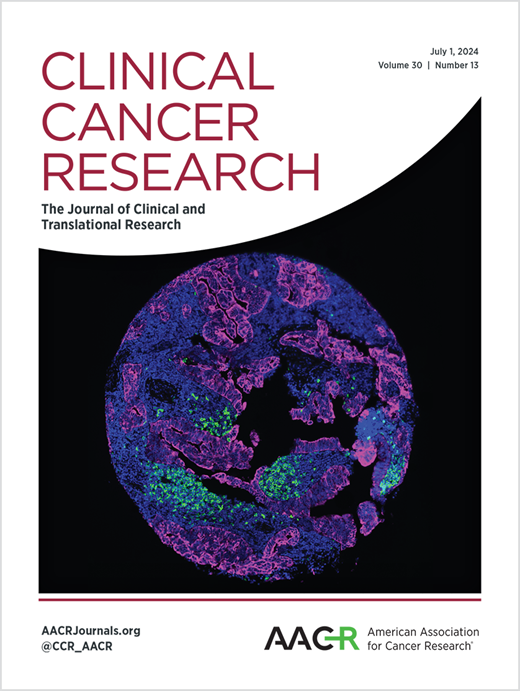 Clinical Cancer Research Cover Image for Volume 30, Issue 13