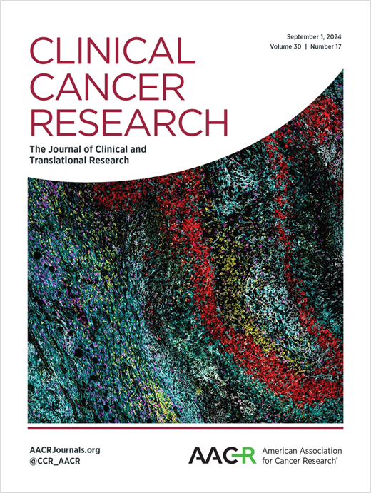 Clinical Cancer Research Cover Image for Volume 30, Issue 17