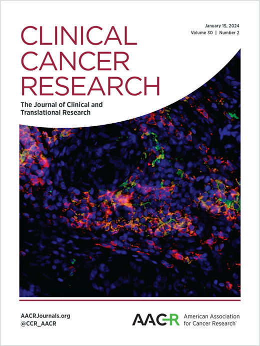 Clinical Cancer Research Cover Image for Volume 30, Issue 2