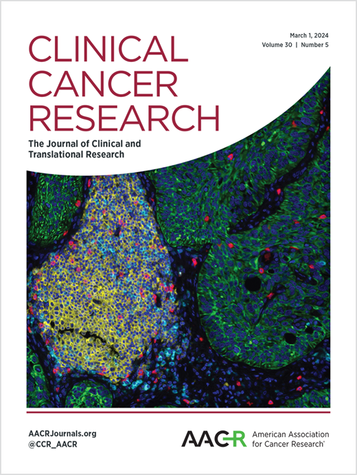 Clinical Cancer Research Cover Image for Volume 30, Issue 5