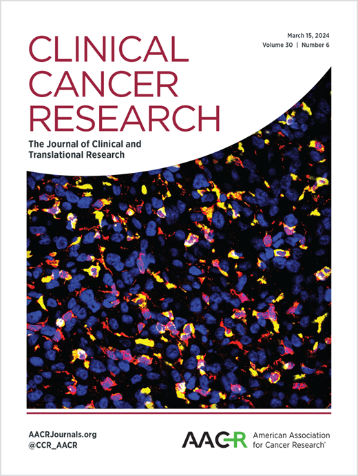 Clinical Cancer Research Cover Image for Volume 30, Issue 6