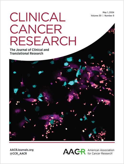 Clinical Cancer Research Cover Image for Volume 30, Issue 9