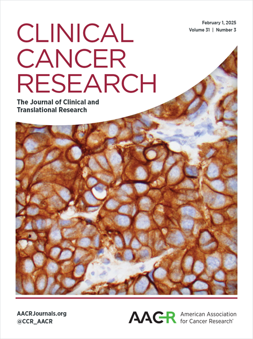 Clinical Cancer Research Cover Image for Volume 31, Issue 3