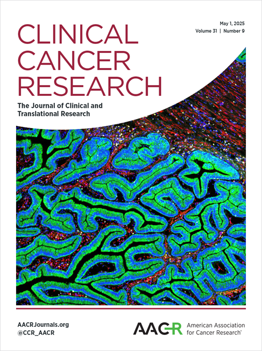 Clinical Cancer Research Cover Image for Volume 31, Issue 9