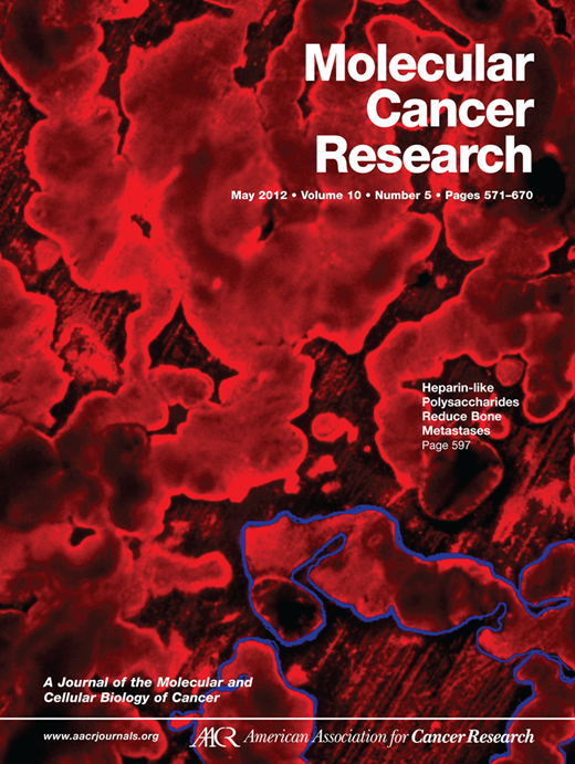 Molecular Cancer Research Cover Image for Volume 10, Issue 5