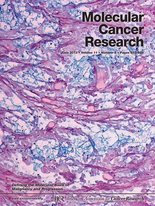 Molecular Cancer Research Cover Image for Volume 11, Issue 6