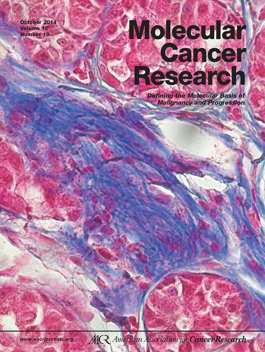 Molecular Cancer Research Cover Image for Volume 12, Issue 10