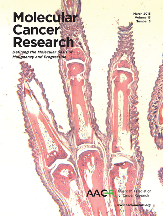 Molecular Cancer Research Cover Image for Volume 13, Issue 3