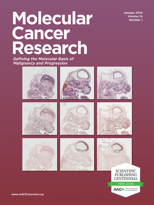 Molecular Cancer Research Cover Image for Volume 14, Issue 1