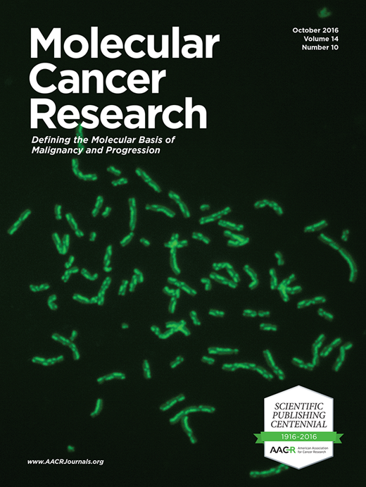 Molecular Cancer Research Cover Image for Volume 14, Issue 10