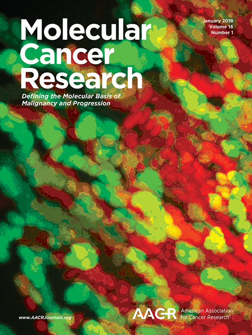 Molecular Cancer Research Cover Image for Volume 16, Issue 1