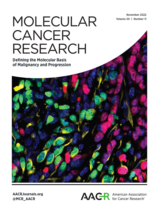 Molecular Cancer Research Cover Image for Volume 20, Issue 11
