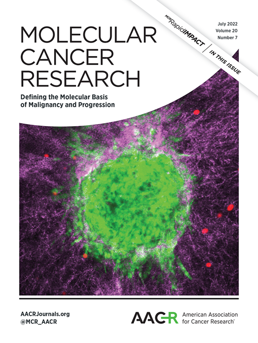 Molecular Cancer Research Cover Image for Volume 20, Issue 7